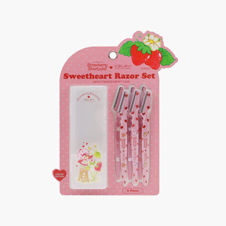 CELAVI - Strawberry Shortcake 6PC Derma Razors W/ Transparent Case