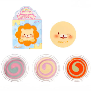 KEVIN & COCO - Animal Rhapsody Lion Lip Mask Trio