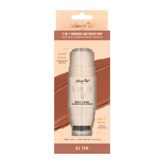 AMORUS - Bronzer Duo - Bronzer & Brush