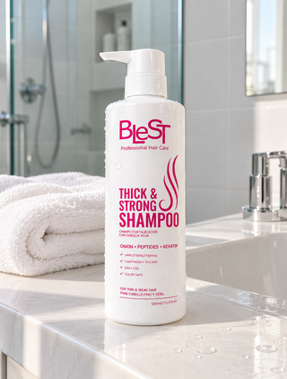 BleST - Thick & Strong Shampoo 500ml | Volumizing & Strengthening Haircare