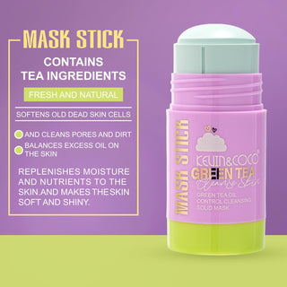KEVIN & COCO - Green Tea Oil Control Cleansing Mask Stick