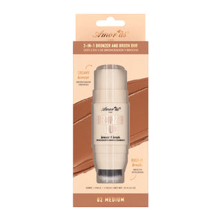 AMORUS - Bronzer Duo - Bronzer & Brush