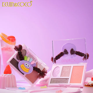 KEVIN & COCO - Purple Rainbow Twisty Braid Mini Shadow