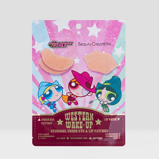 BEAUTY CREATIONS - The PowerPuff Girls “Western Wake-Up” Hydrogel Undereye & Lip Patches (3 Pack)