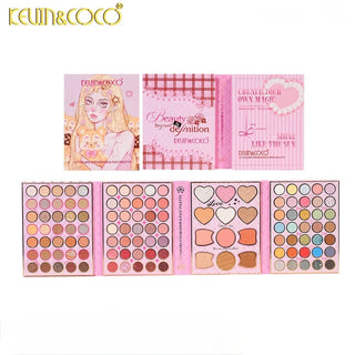 KEVIN & COCO - Teddy Bear Girl Face & Shadow Book Palette