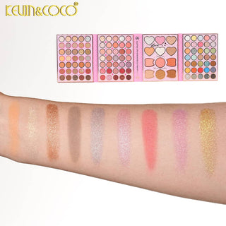 KEVIN & COCO - Teddy Bear Girl Face & Shadow Book Palette