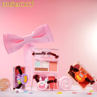 KEVIN & COCO - Orange Rainbow Twisty Braid Mini Shadow
