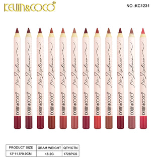KEVIN & COCO - Lip Liner Bundle (12 PC)