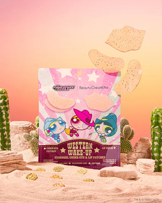 BEAUTY CREATIONS - The PowerPuff Girls “Western Wake-Up” Hydrogel Undereye & Lip Patches (3 Pack)