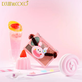 KEVIN & COCO - Pink Rainbow Twisty Braid Mini Shadow