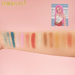 KEVIN & COCO - Denim Dream 117 Colors Eyeshadow & Face Book Palette
