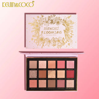 KEVIN & COCO - Blooming 15 Color Eyeshadow Palette