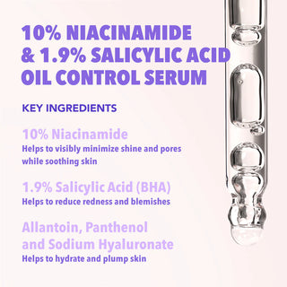 MOIRA - 10% Niacinamide & 1.9% Salicylic Acid Oil Control Serum