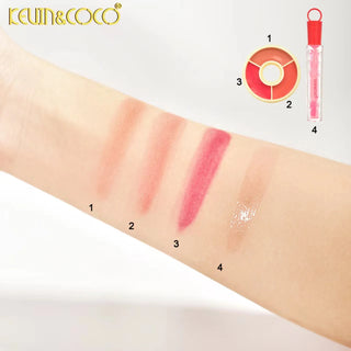 KEVIN & COCO - Merry And Bright Lipgloss & Blush Balm