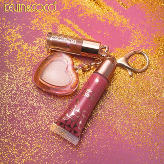 KEVIN & COCO - True Whisper Lip Gloss & Highlight Keychain