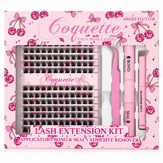 Cherry Glow Coquette Faux Mink Lash Extension