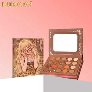KEVIN & COCO - Leopard Girl 6 Layered Eyeshadow, Lips & Face Makeup Book Palette