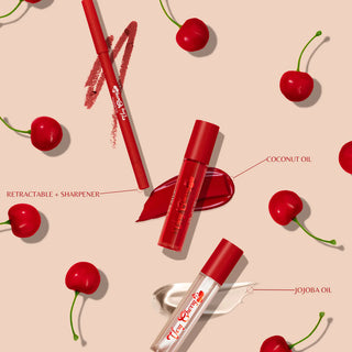 BEBELLA - Sweet Cherry Lip Kit Trio