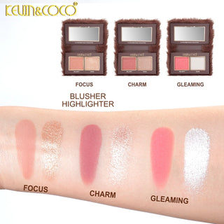 KEVIN & COCO - Hazelnut Blush & Highlight Duo