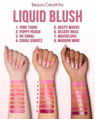 BEAUTY CREATIONS - Liquid Blush (Various)
